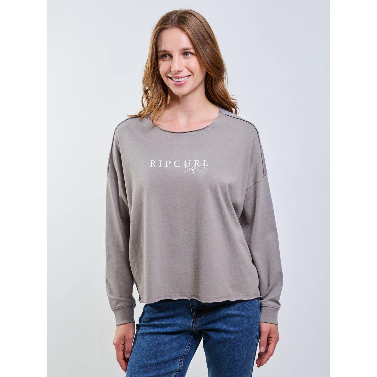 RIP CURL - Polera ML Nautilus Verde Mujer Rip Curl