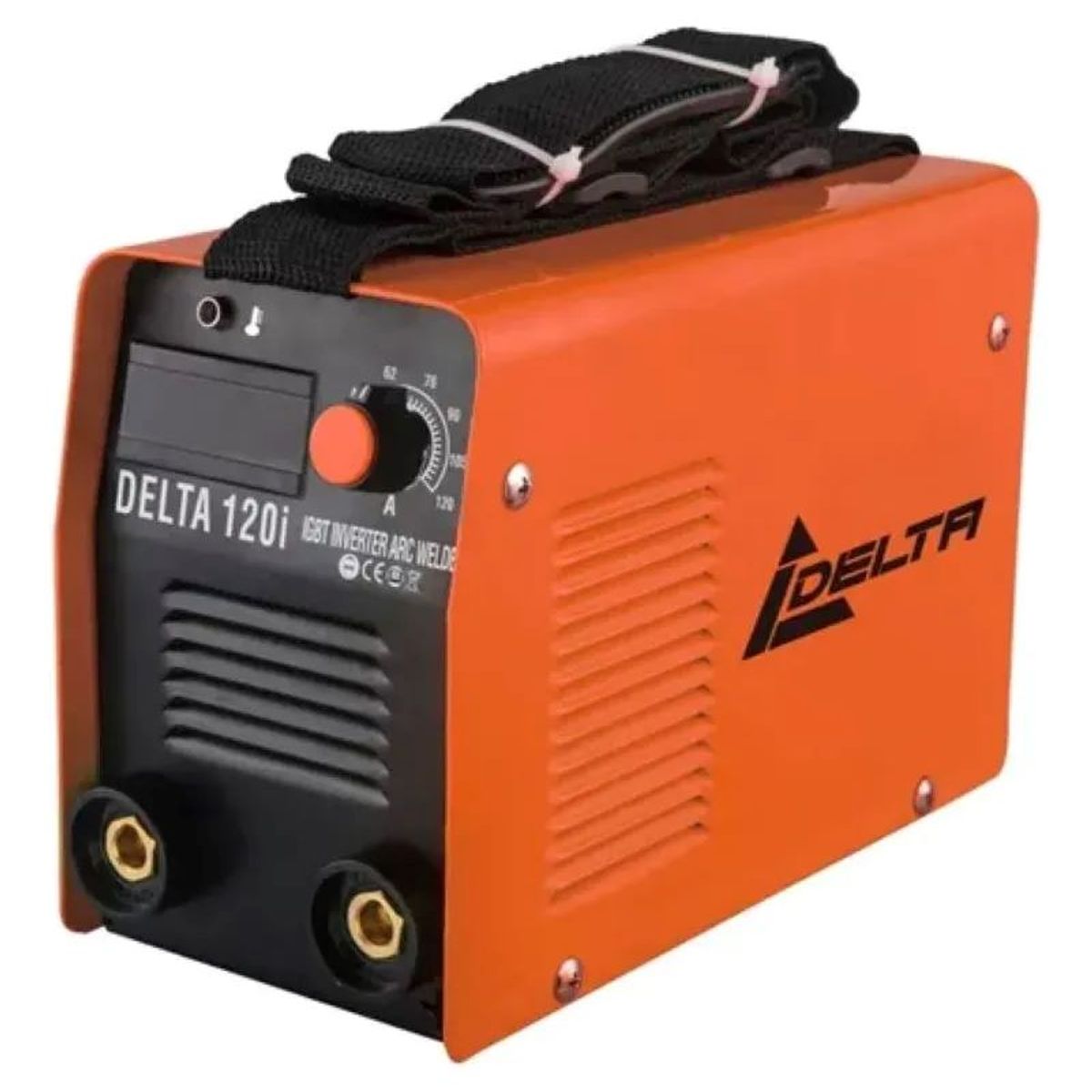 DELTA - Soldadora Electroníca Inverter 120 Amp Marca Delta Naranja
