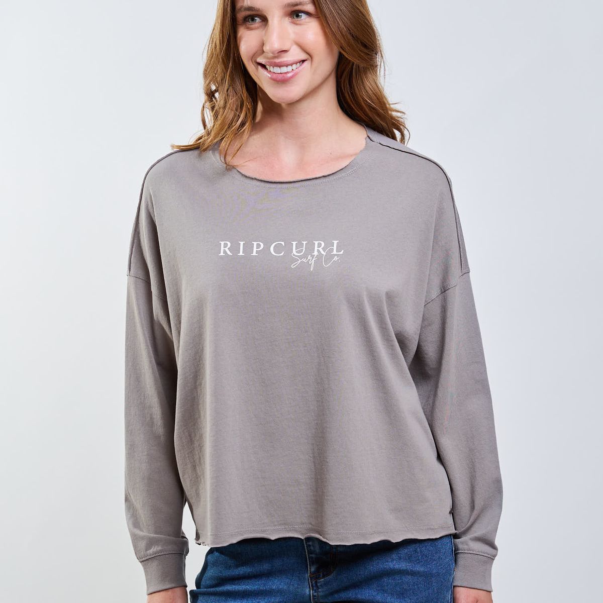 RIP CURL - Polera ML Nautilus Verde Mujer Rip Curl