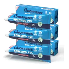 HOFFENS - Adhesivo Pvc 3x Pomo 20cc Cu Secado Rapido Hermetic