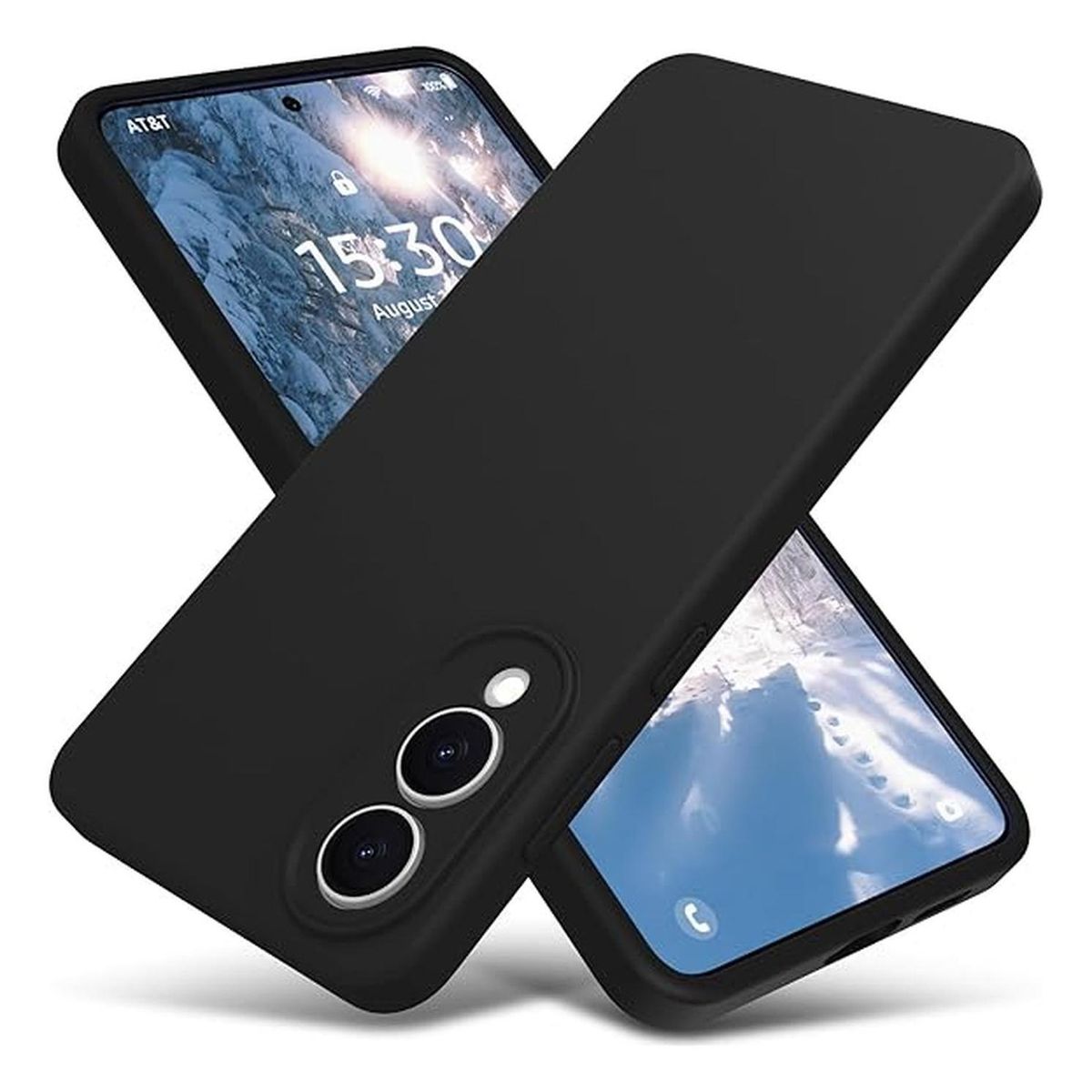 GENERICO - Carcasa Silicona Para Samsung Galaxy S25 Edge - Negro