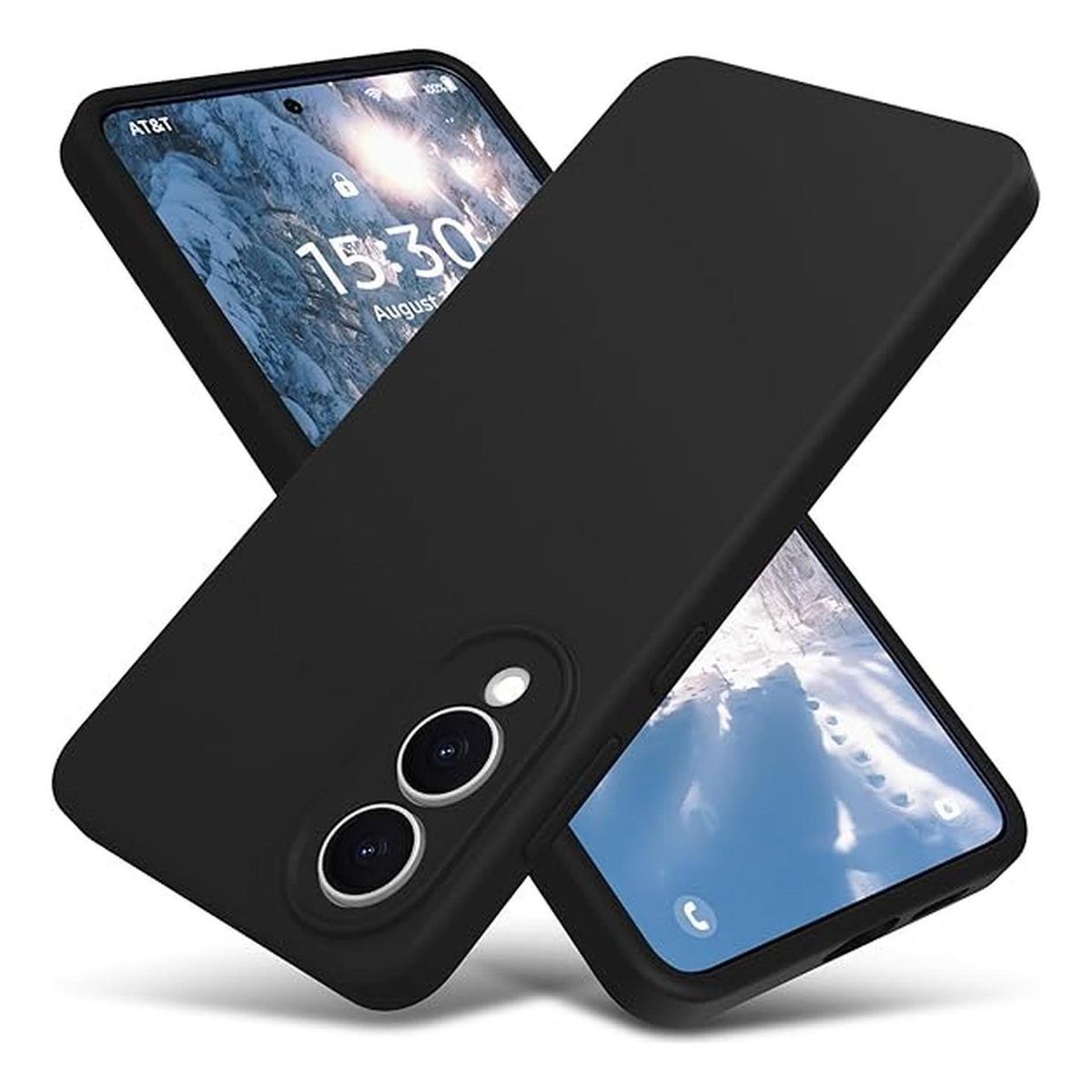 GENERICO - Carcasa Silicona Para Samsung Galaxy S25 Edge - Negro