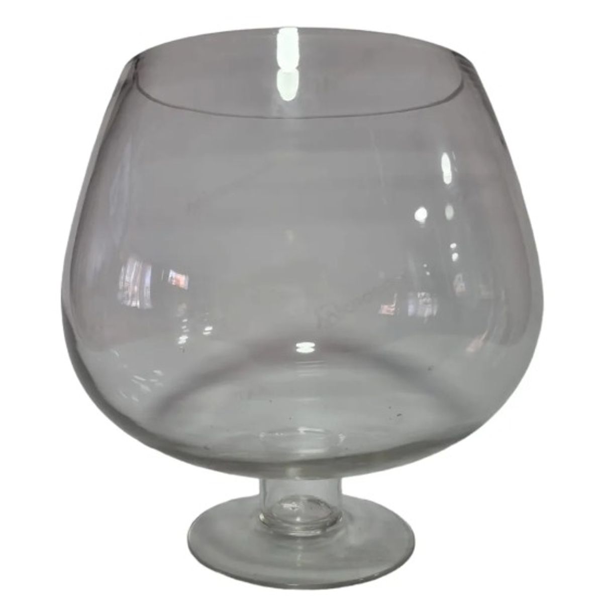 GENERICO - Copón Copa De Vidrio Decorativo 20 cm