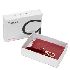 GACEL - Billetera - Tarjetero - - Burdeo