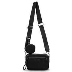 GACEL - Cartera - Bandolera Pequeña - - Negro