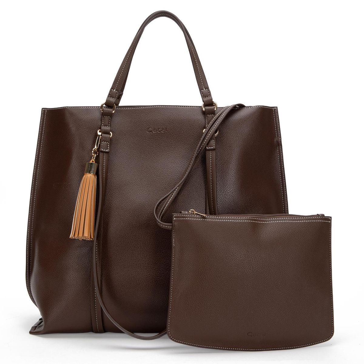 GACEL - Cartera - Shopping - Gacel - Chocolate