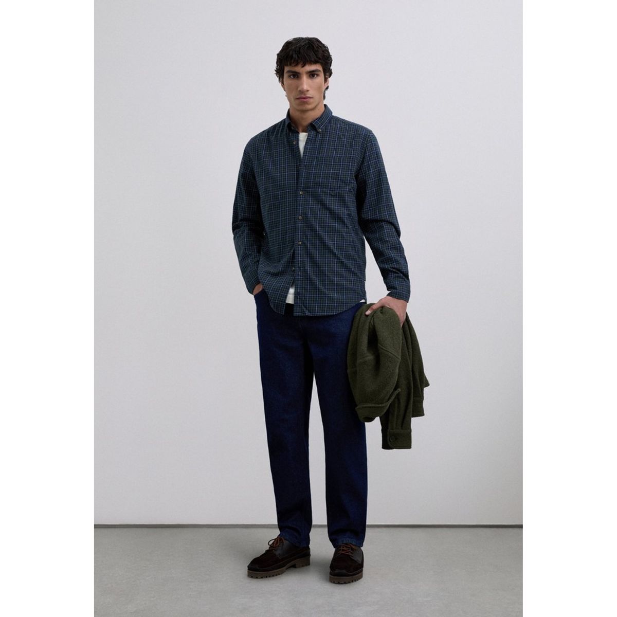 SCALPERS - Camisa Estampada Tartán