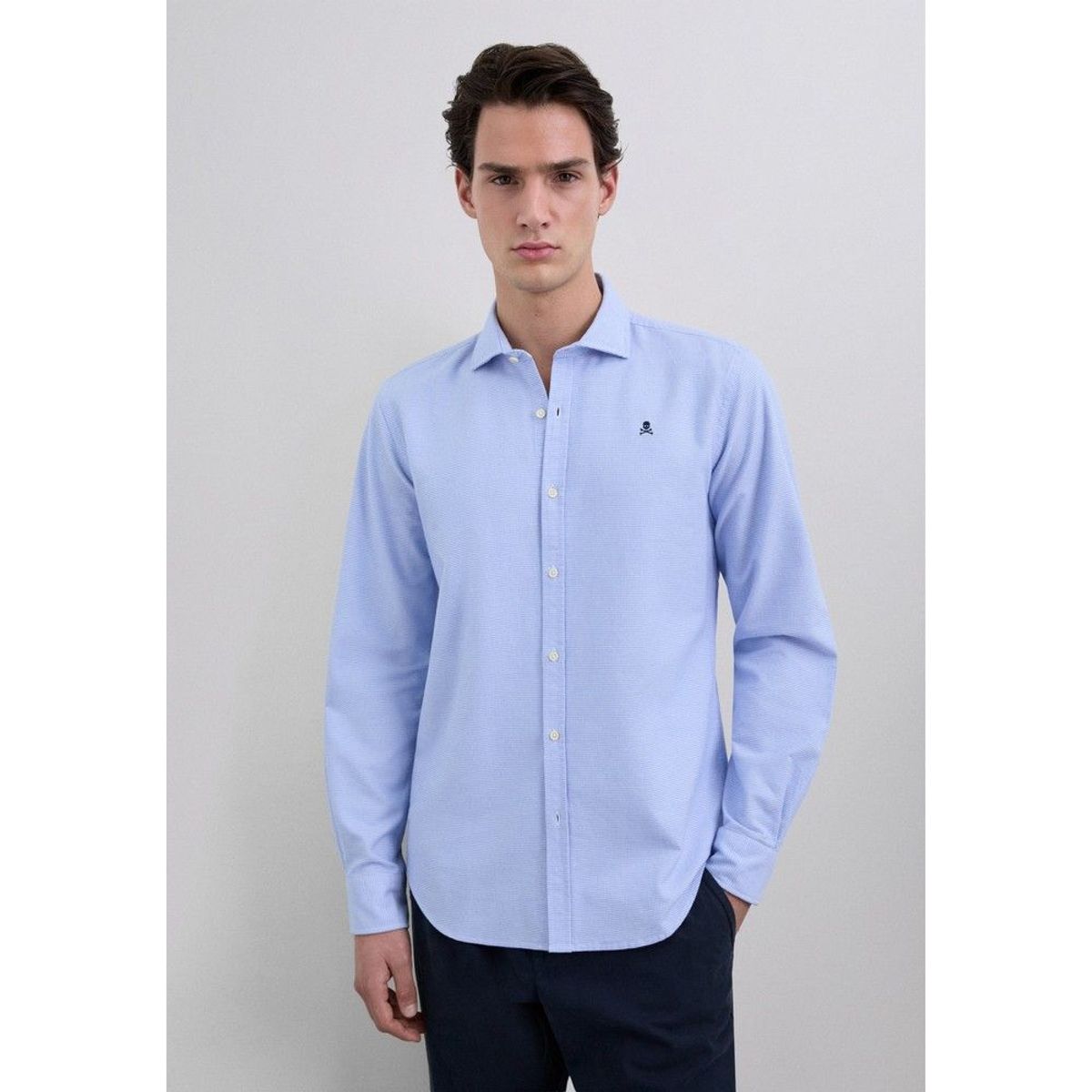 SCALPERS - Camisa Oxford Calavera