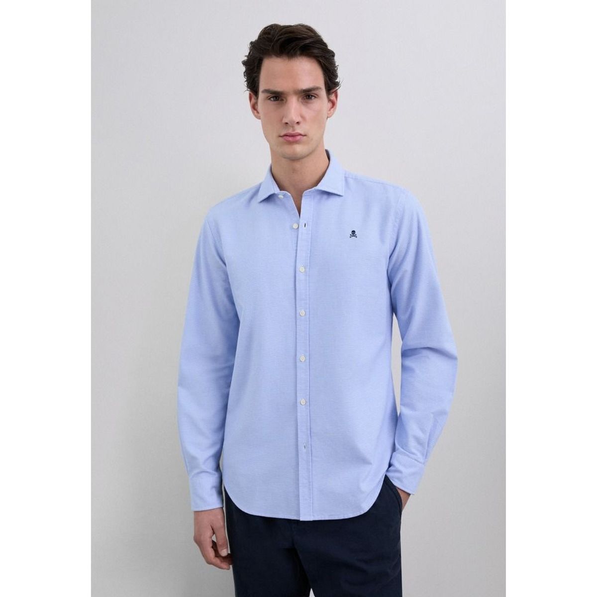 SCALPERS - Camisa Oxford Calavera