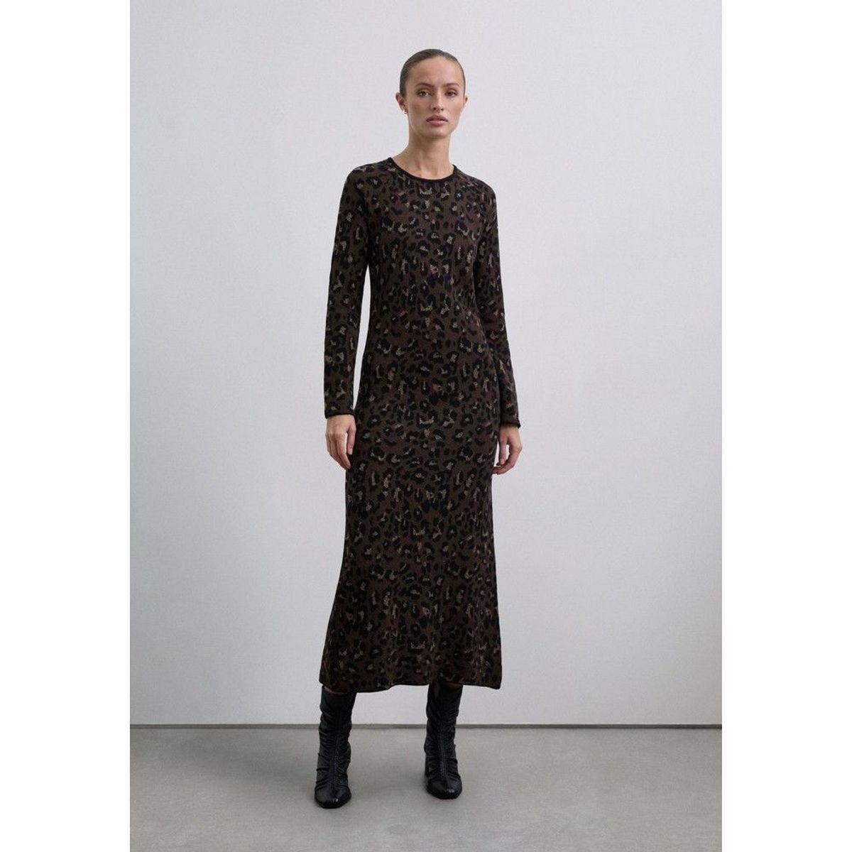 SCALPERS - Vestido Midi Punto Jacquard