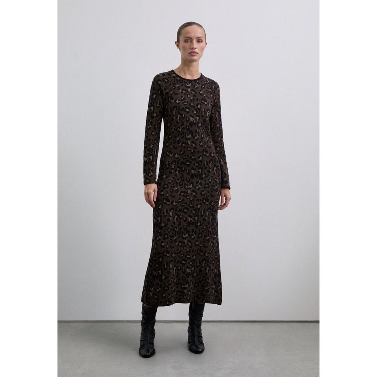 SCALPERS - Vestido Midi Punto Jacquard