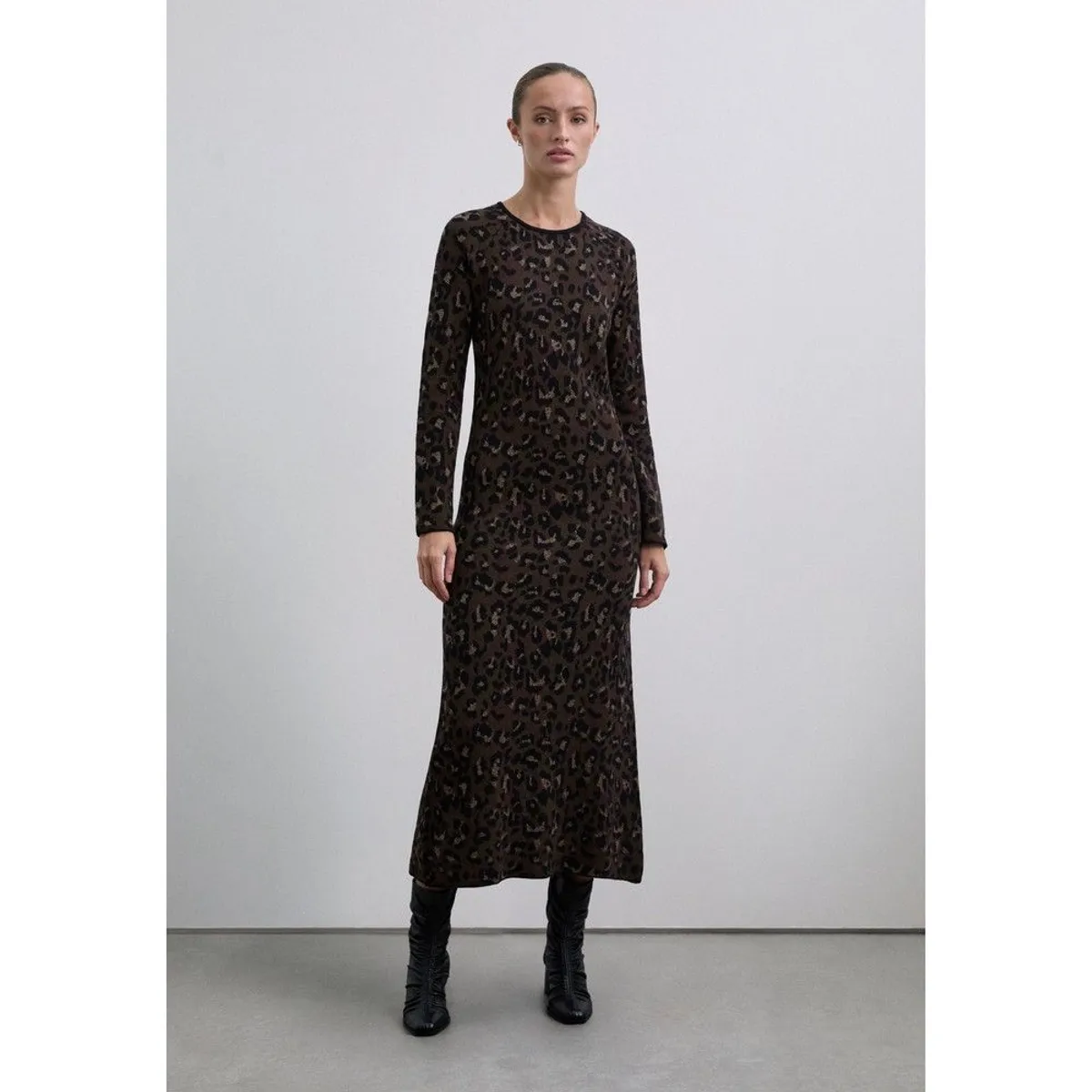SCALPERS - Vestido Midi Punto Jacquard