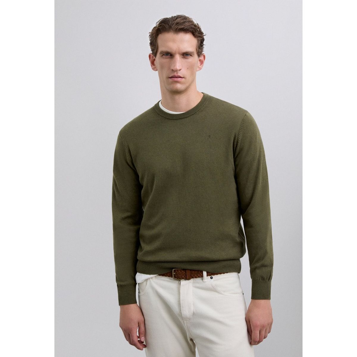 SCALPERS - Jersey Punto Manga Larga Algodón