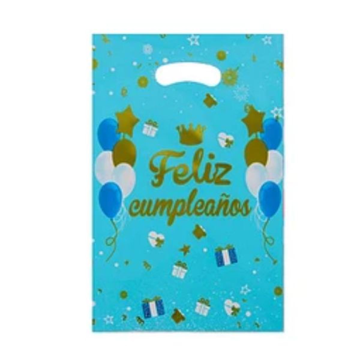 GENERICO - Bolsas para dulces feliz cumpleaños 17x25cm 10pcs color aleatorio