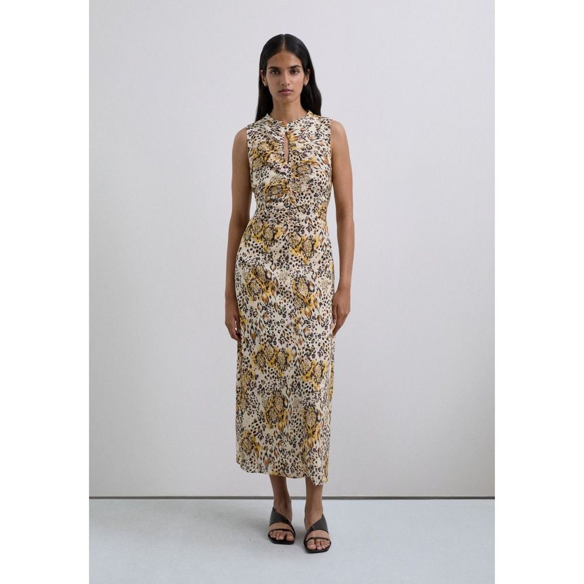 SCALPERS - Vestido Largo Animal Print