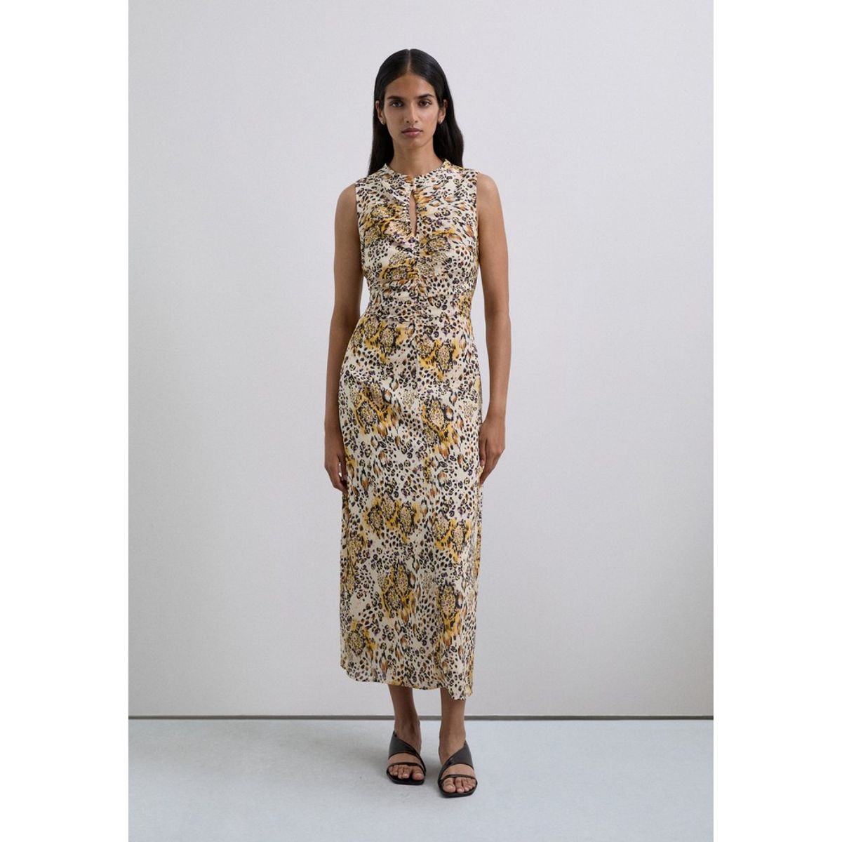 SCALPERS - Vestido Largo Animal Print