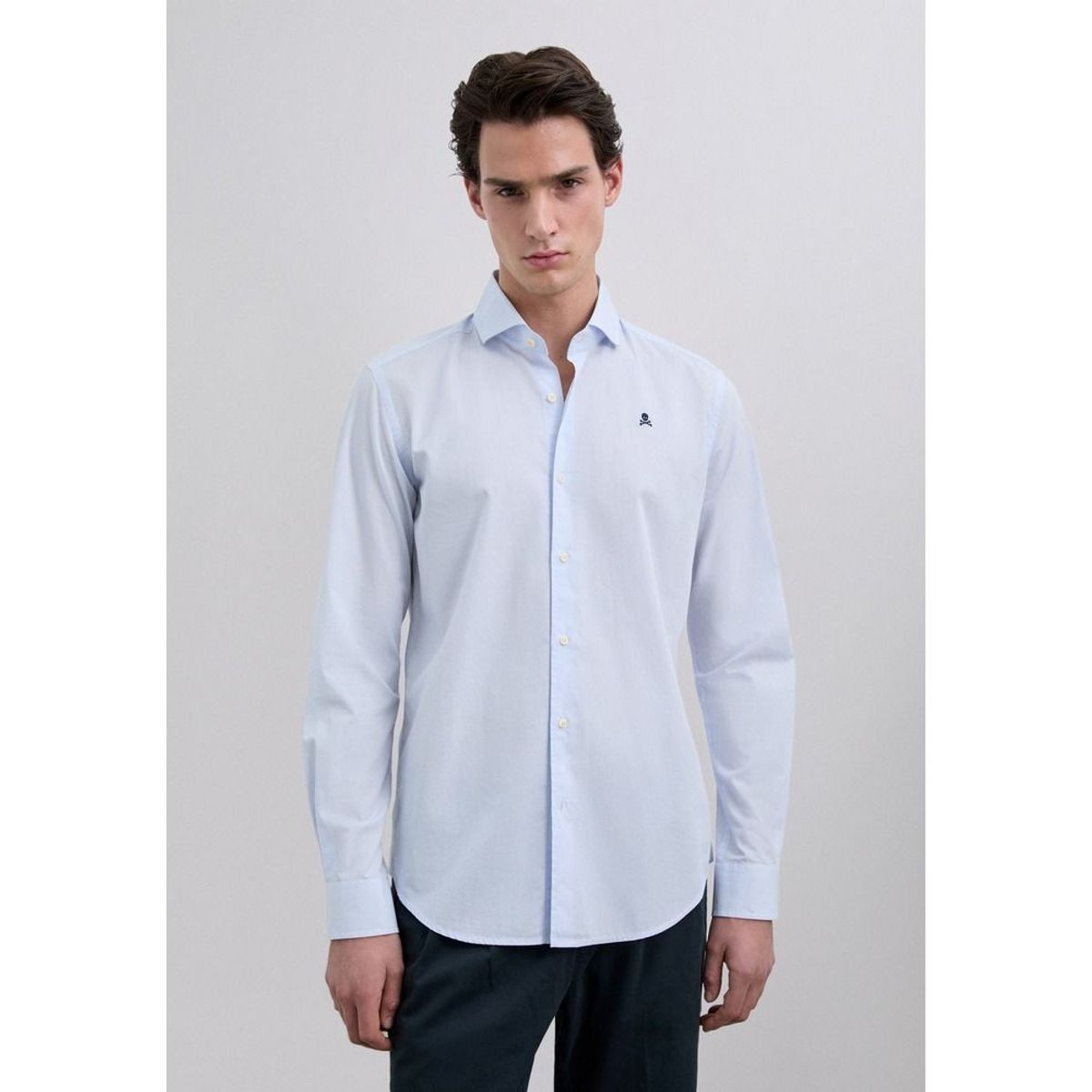 SCALPERS - Camisa Calavera Bordada
