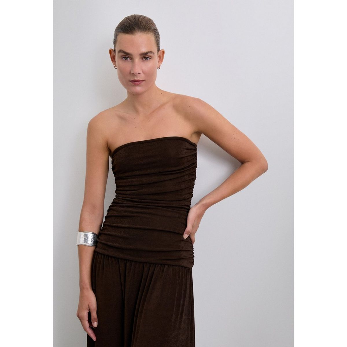 SCALPERS - Vestido Punto Frunces