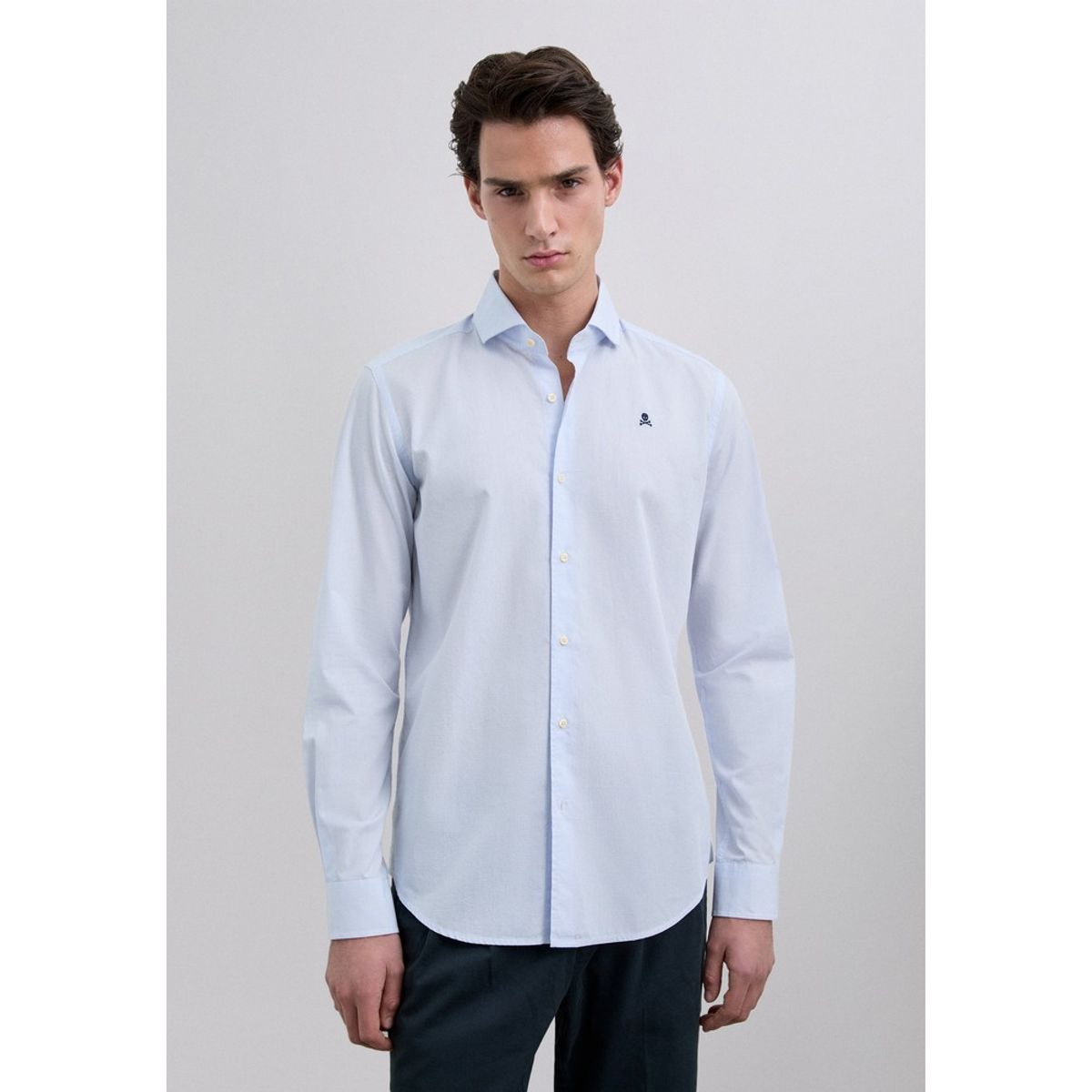 SCALPERS - Camisa Calavera Bordada