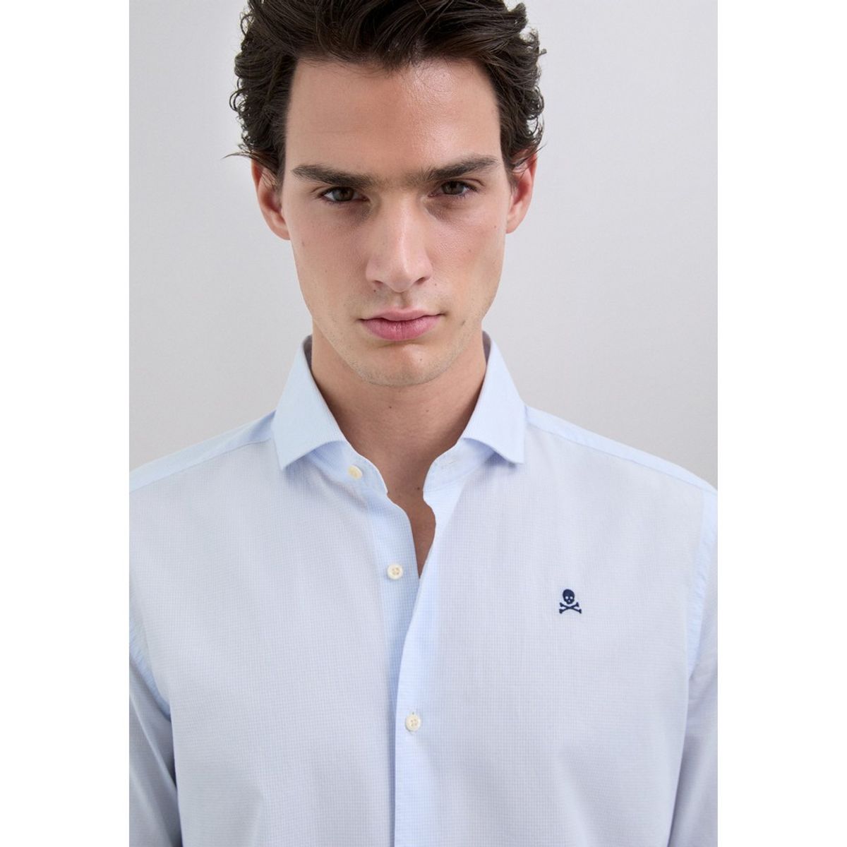 SCALPERS - Camisa Calavera Bordada