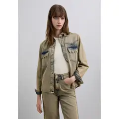 SCALPERS - Camisa Vaquera Efecto Lavado