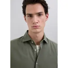 SCALPERS - Camisa Regular Fit Bordada