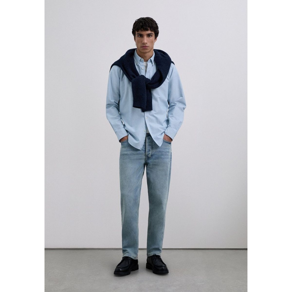 SCALPERS - Camisa Oxford Rayas