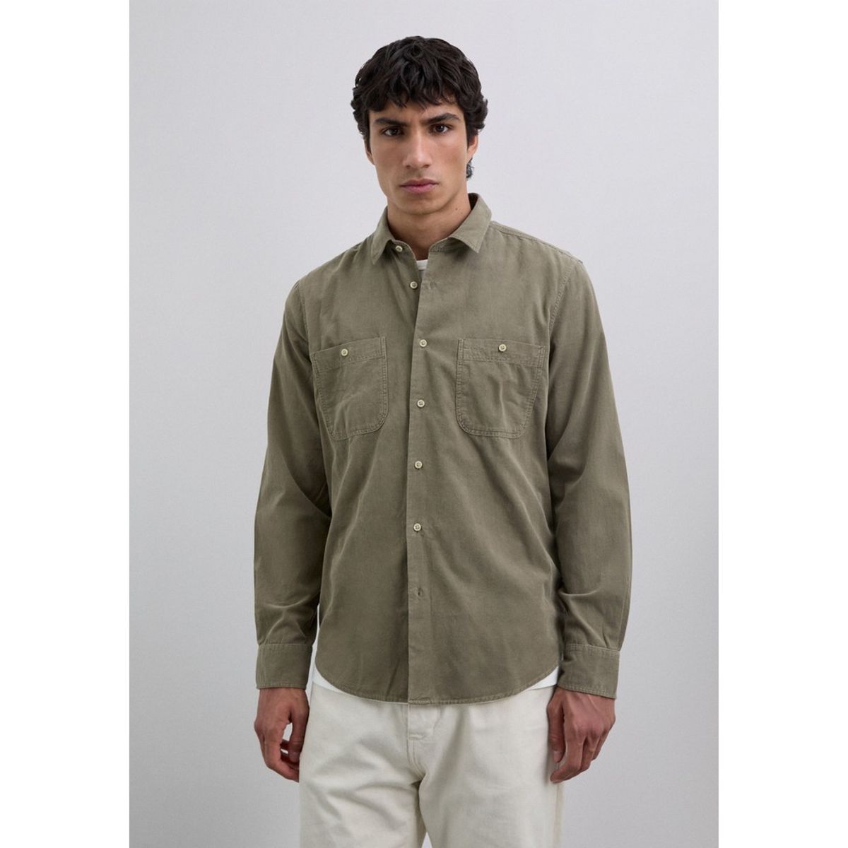 SCALPERS - Camisa Pana Regular Fit