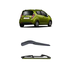 GENERICO - Kit Brazo y Plumilla Trasera BRM 12 Pulgadas Spark