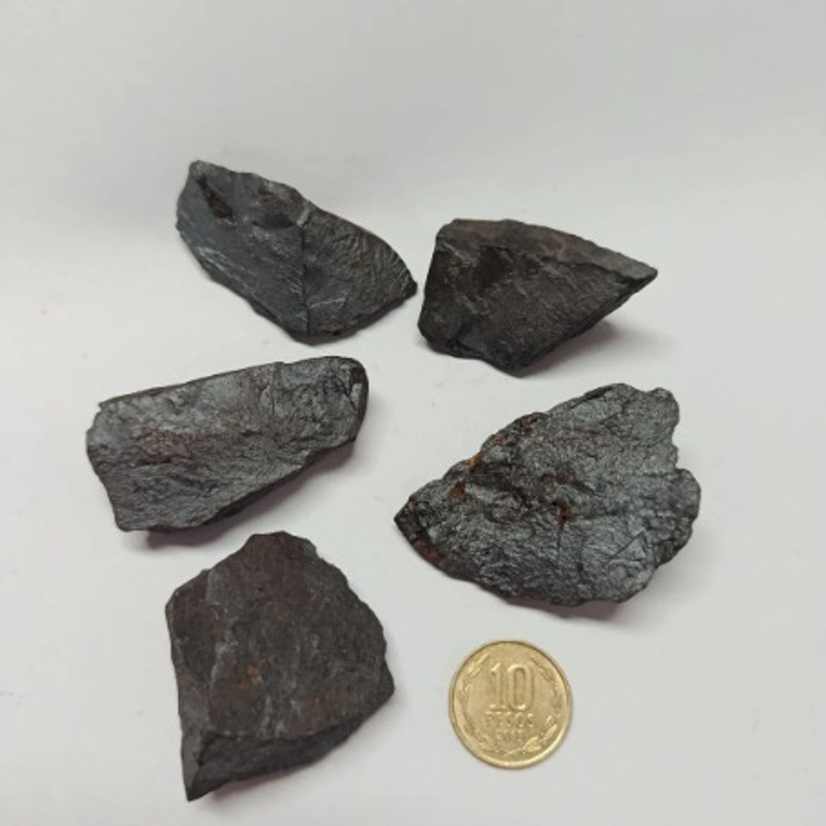 GENERICO - Hematita De Bolsillo, 40 A 50 Gramos. Unidad Roca De Hematita