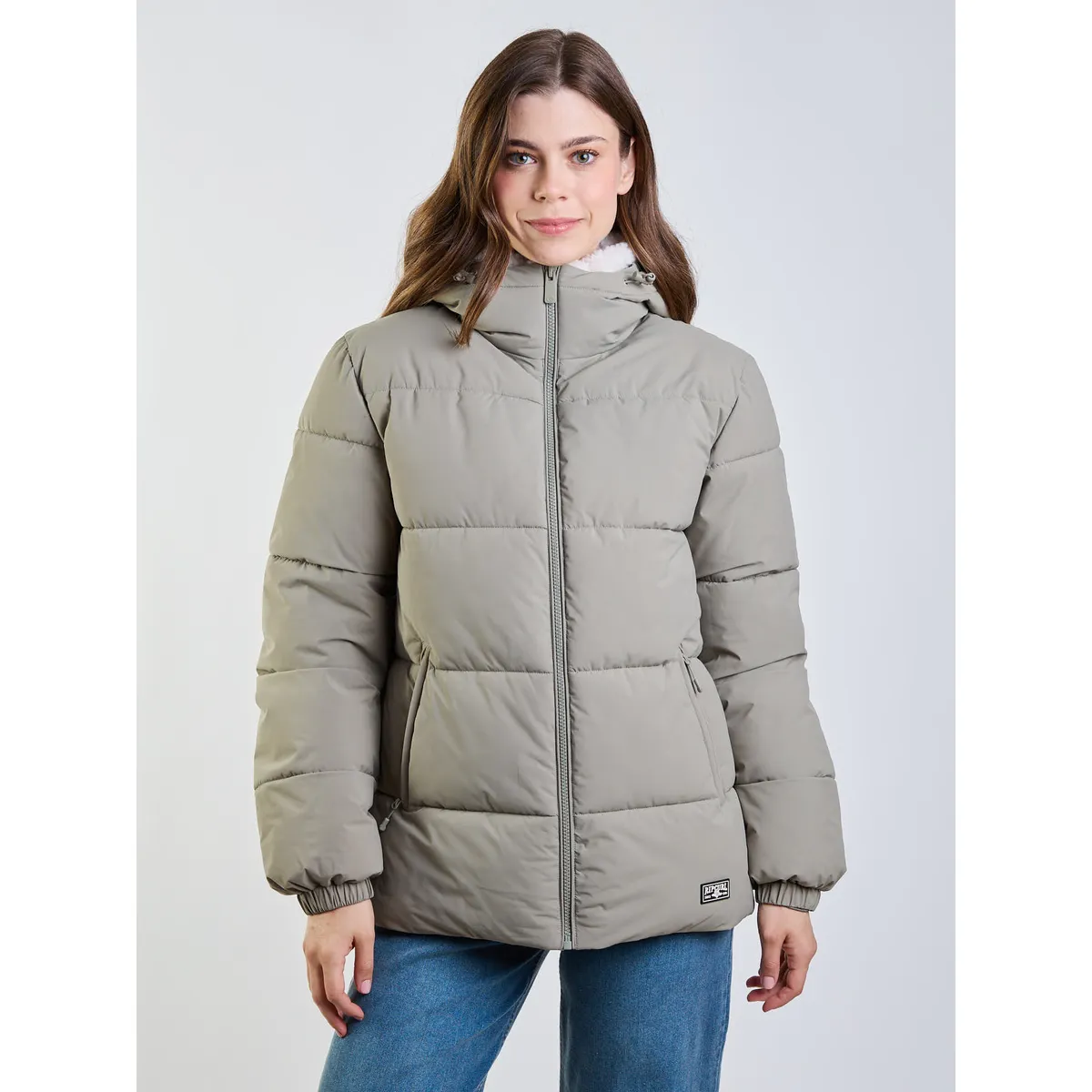 RIP CURL - Parka Coral Rose Verde Mujer Rip Curl