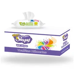 SLEEPY - Toallitas Húmedas 80 Unidades Tapa Dura Caja X 12 unidades