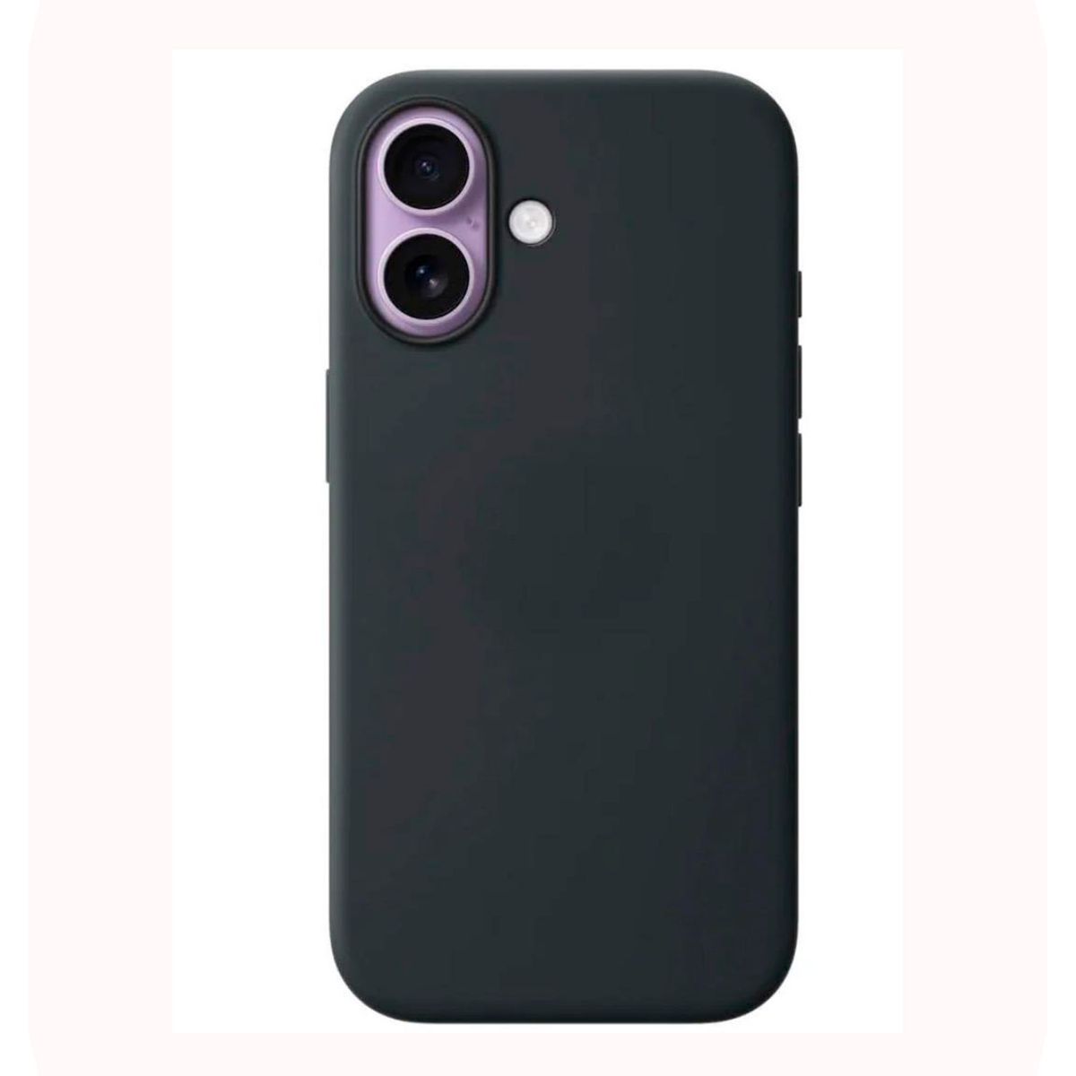 GENERICO - Carcasa protectora silicone Iphone 17 negro