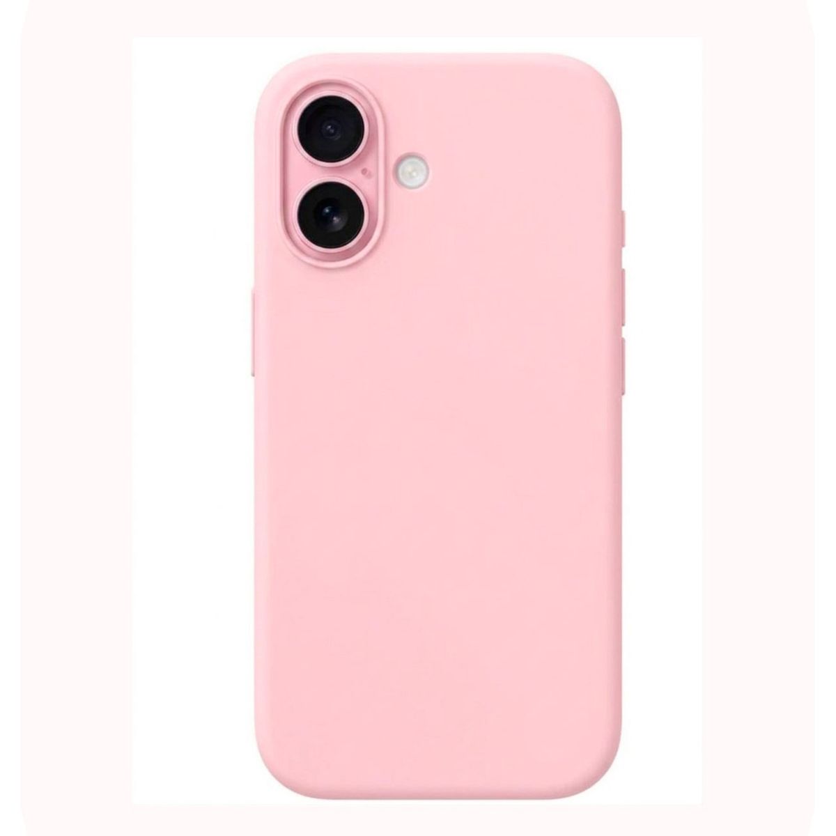 GENERICO - Carcasa protectora silicone Iphone 17 rosa