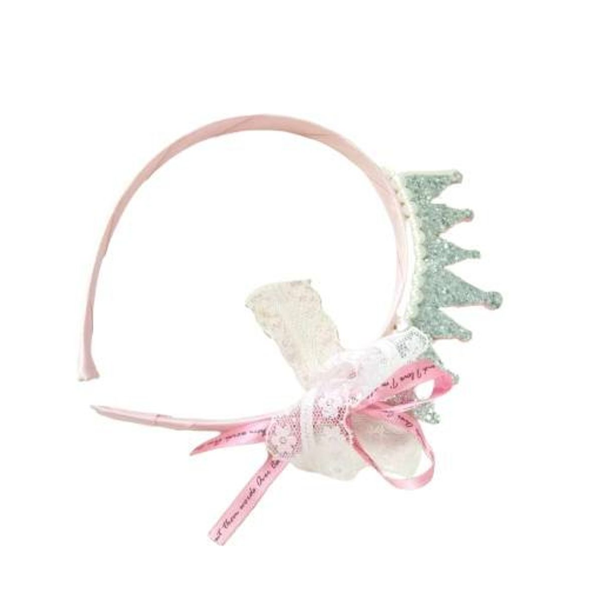 GENERICO - Pack 1 cintillo y 1 ala decoracion para fiesta, cumpleaños... para niña