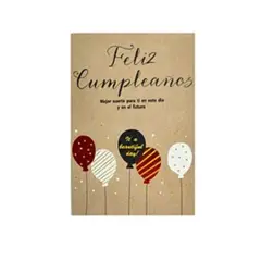 GENERICO - Tarjeta Feliz Cumpleaños 11x17cm
