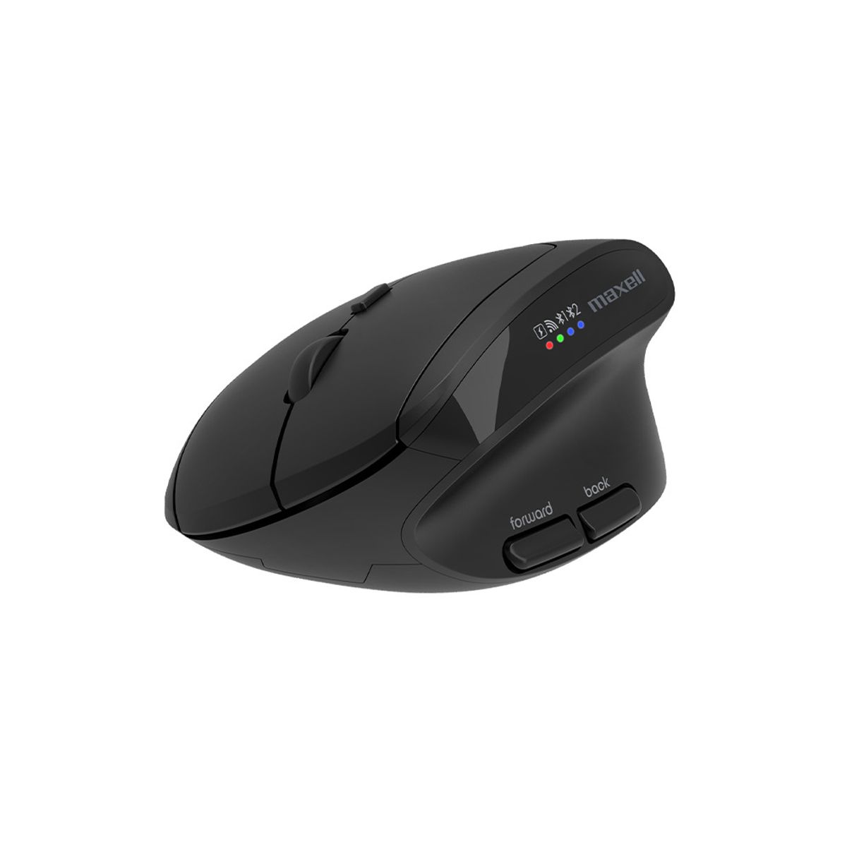 MAXELL - Mouse Vertical Bluetooth Ergonómico Maxell 2400 DPI  Inalámbrico Negro