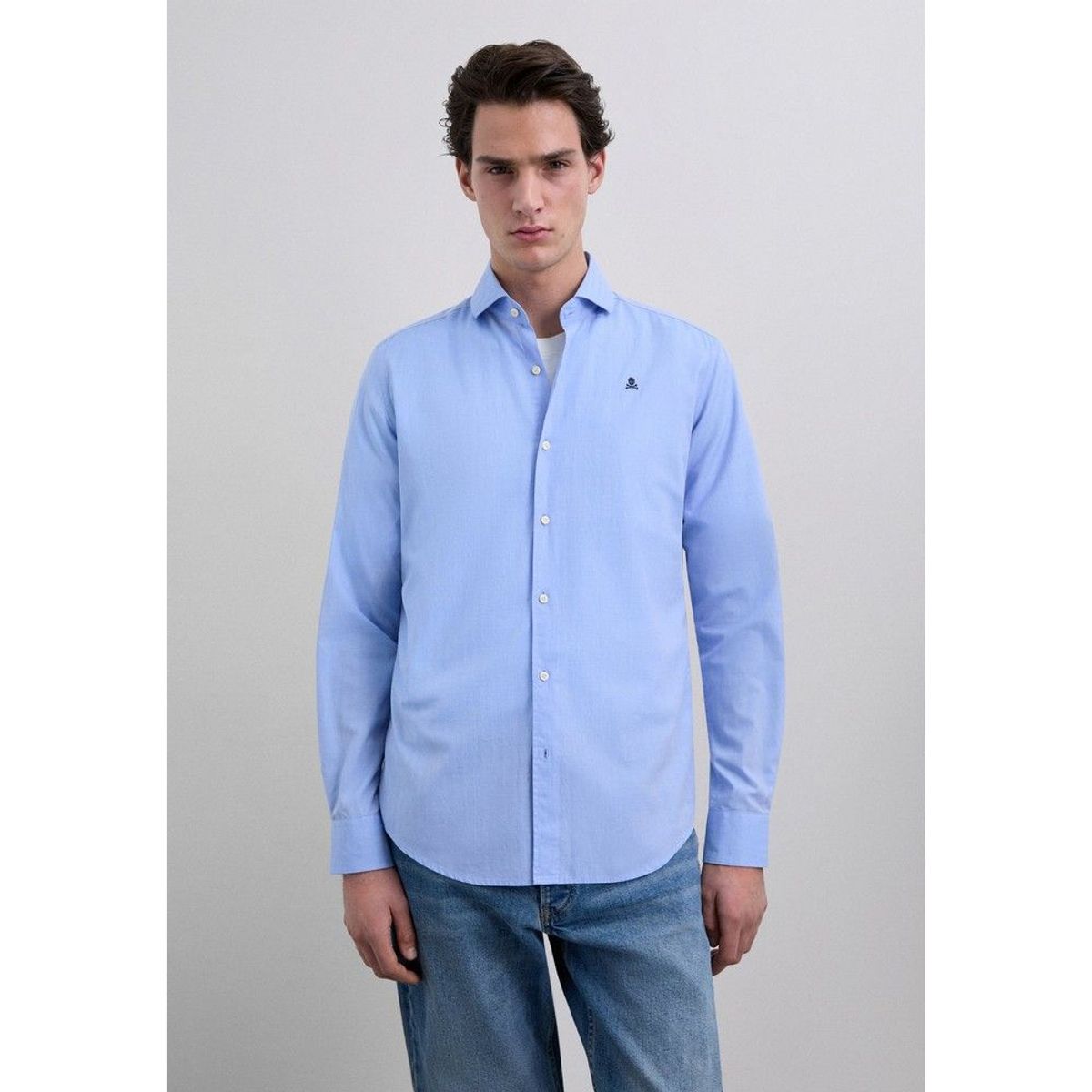 SCALPERS - Camisa Calavera Bordada