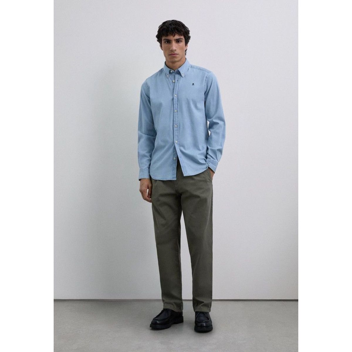 SCALPERS - Camisa Denim Algodón