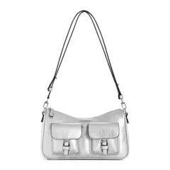 GUESS - Cartera Kassie Convertible Shldr Bag Plata