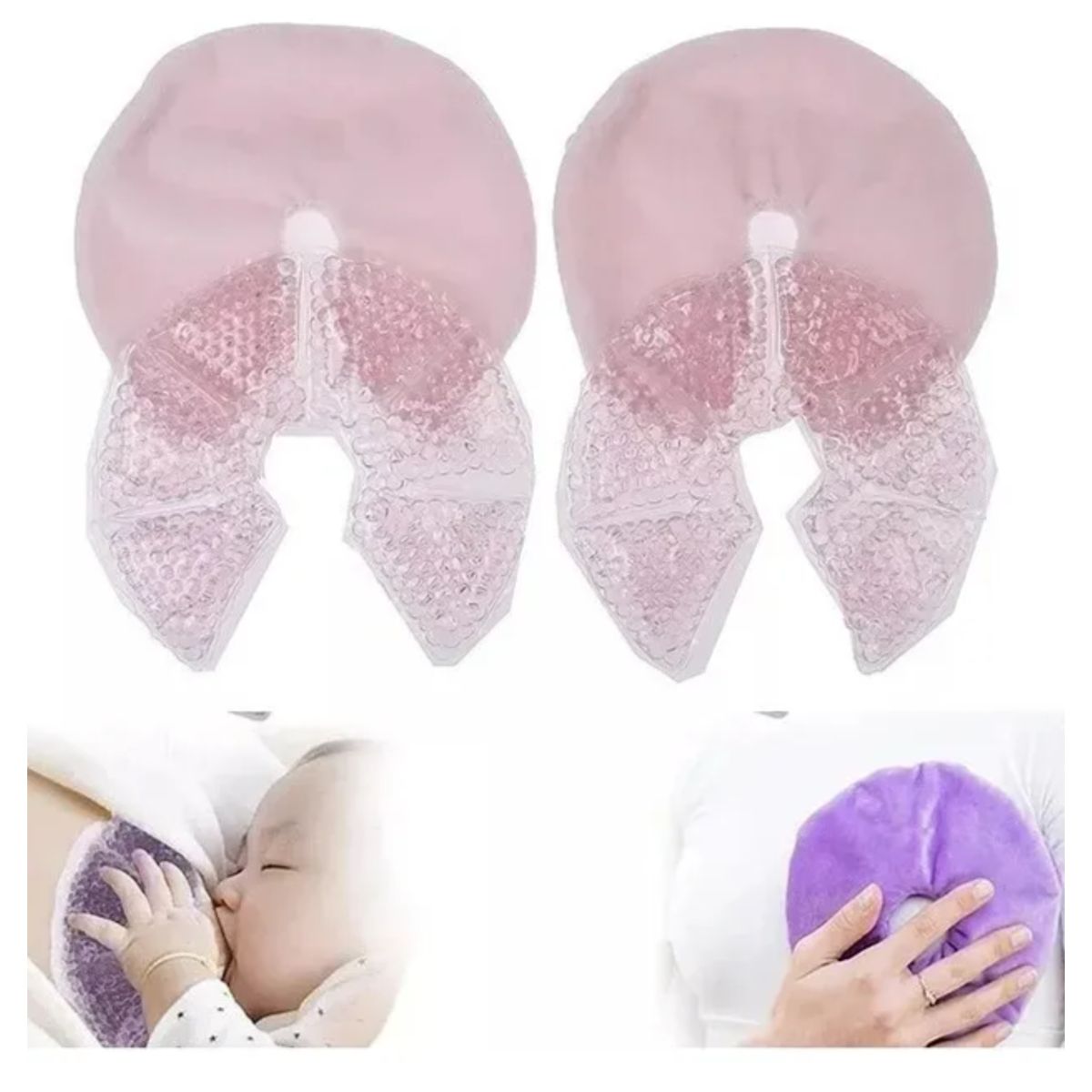 GENERICO - Almohadillas Térmicas De Gel Para Lactancia Frío Y Caliente