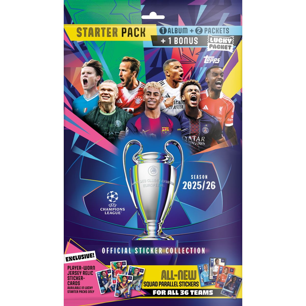 ANTARTICA LIBROS - Topps UEFA Champions League 20252026 Starte Pack Album