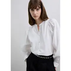 SCALPERS - CAMISA POPELÍN MANGA ABULLONADA