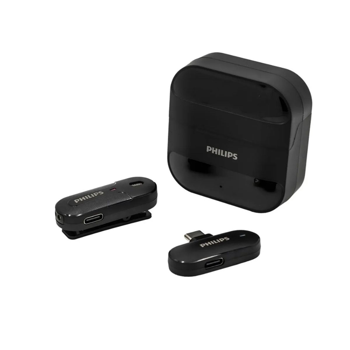 PHILIPS - Micrófono Inalámbrico Philips Dlm9001c74 Usb-c Negro