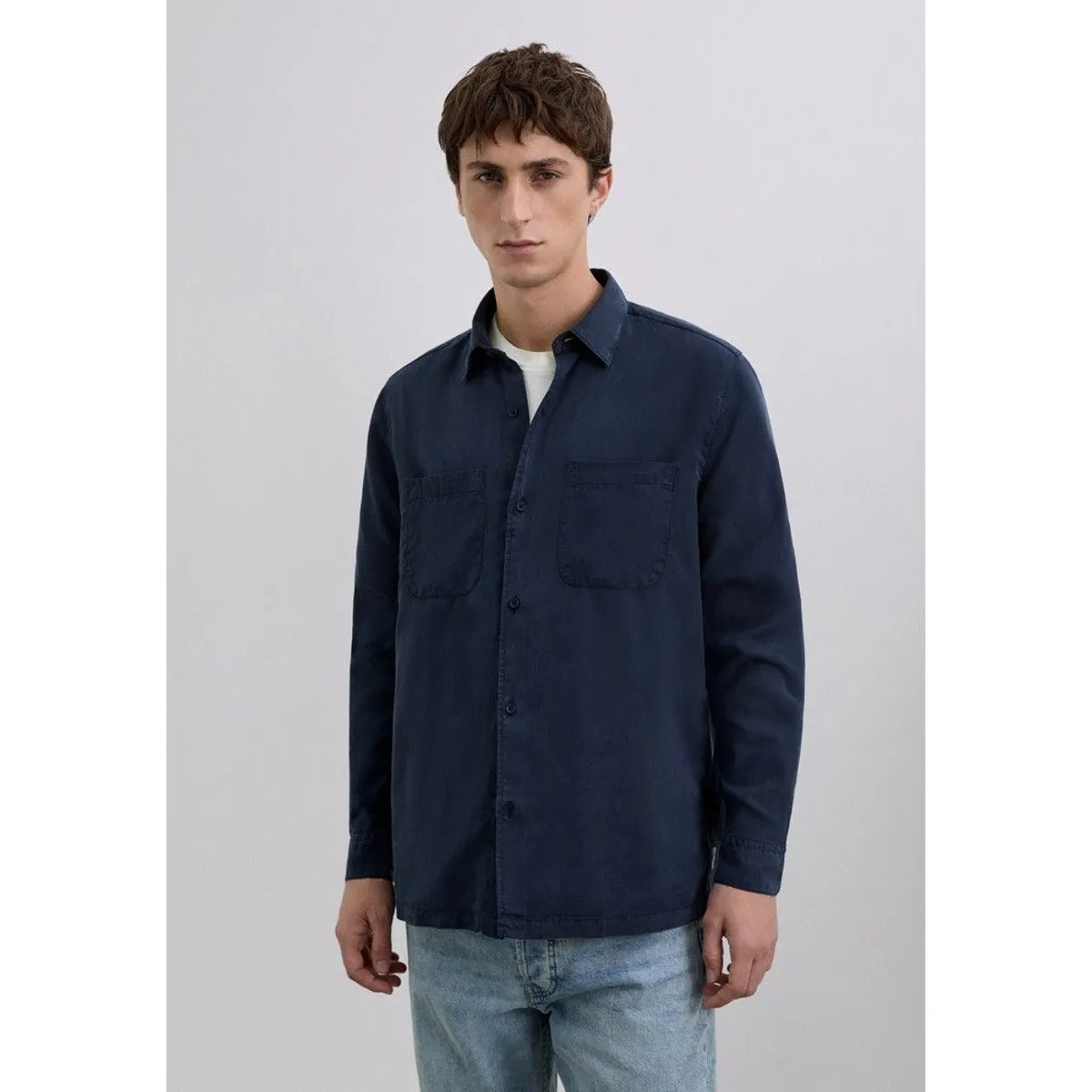 SCALPERS - Camisa Slim Fit Algodón