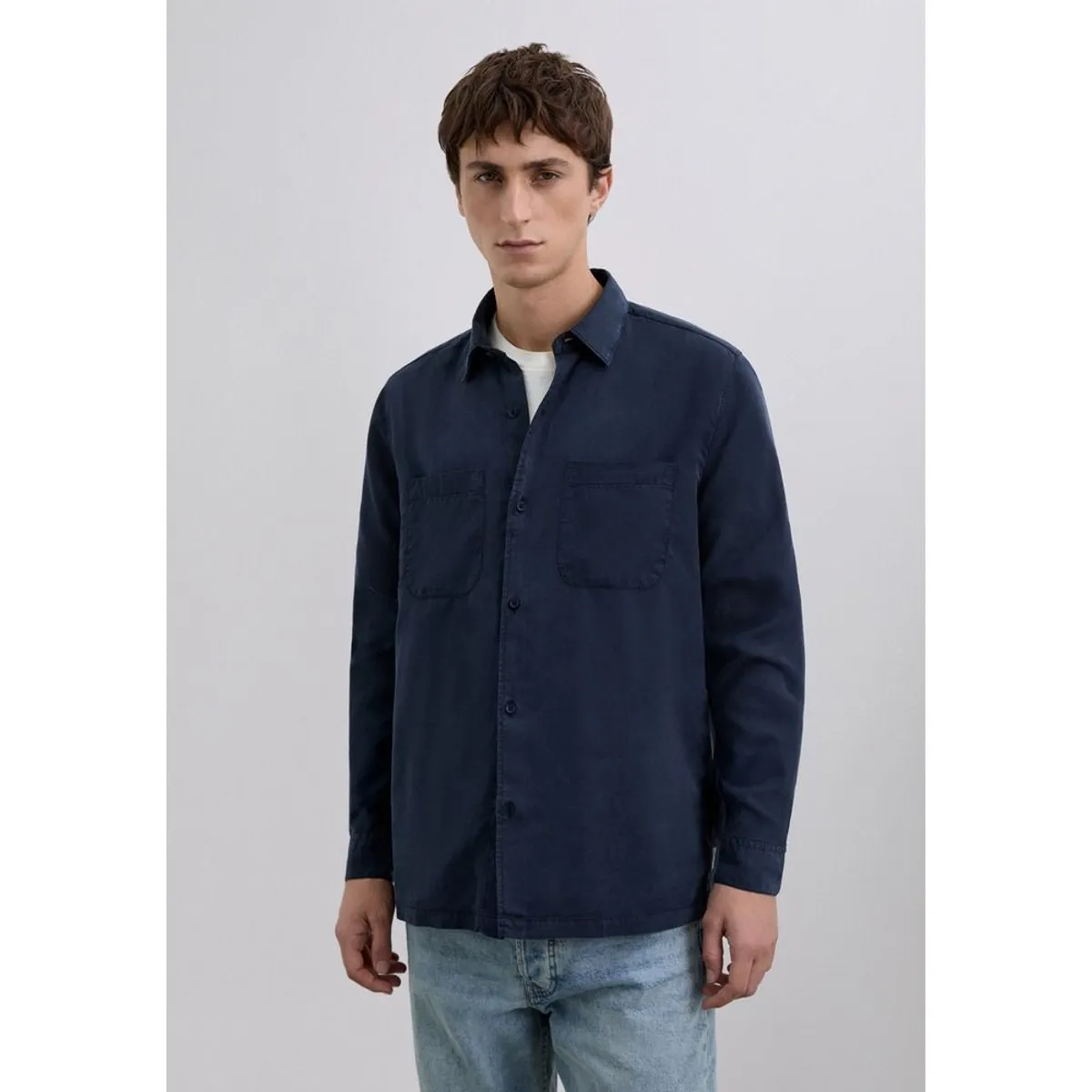 SCALPERS - Camisa Slim Fit Algodón