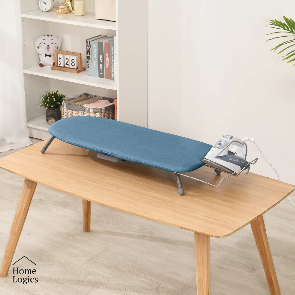 HOME LOGICS - Tabla de Planchar Soporte para Plancha Plegable Home Logics