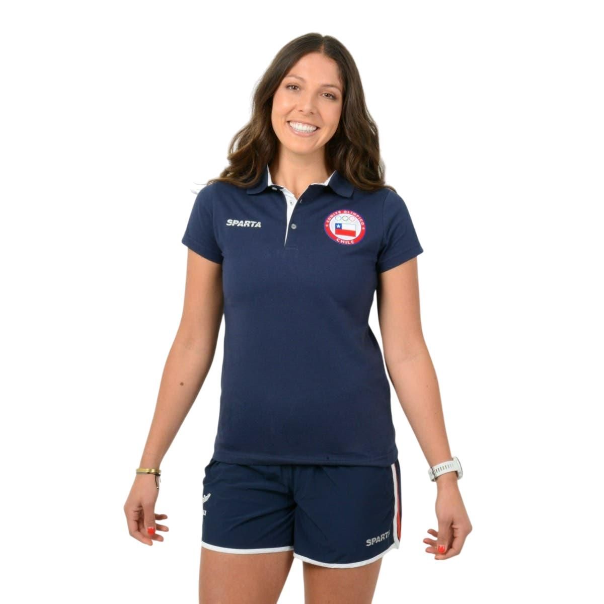 SPARTA - Polera Mujer Sparta Team Chile Azul/Roja