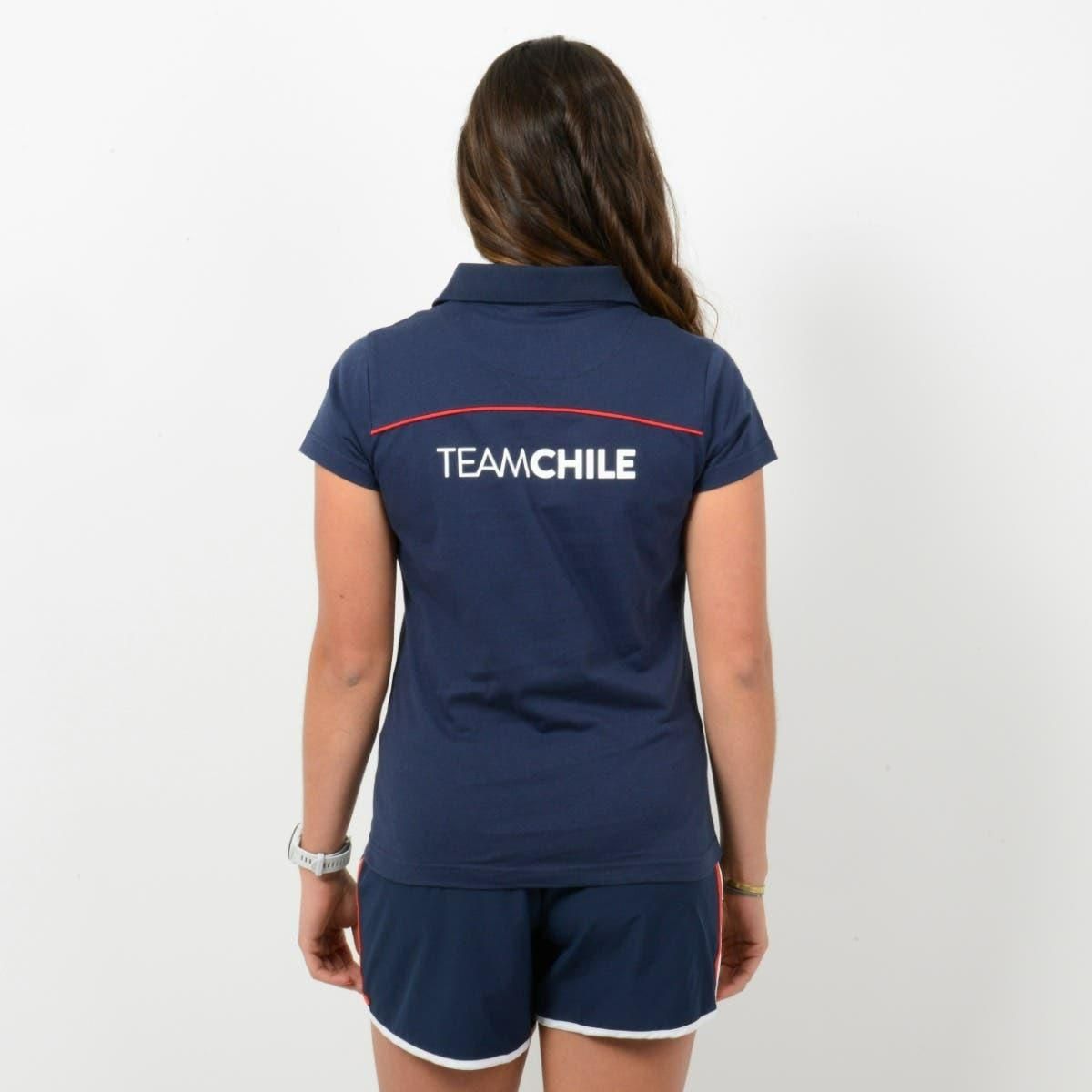 SPARTA - Polera Mujer Sparta Team Chile Azul/Roja