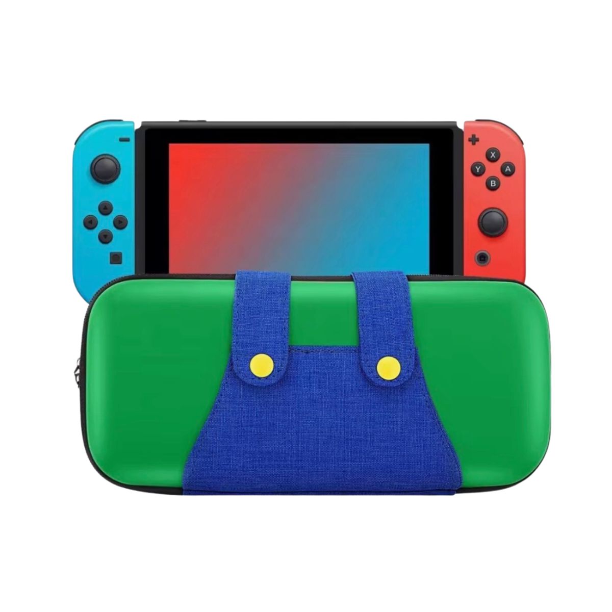 GENERICO - Bolso Estuche Protector Nintendo Switch Alta Resistencia Verde
